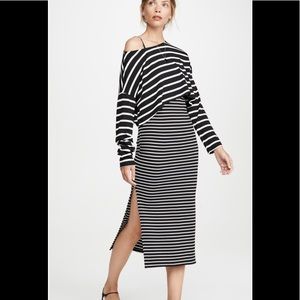 Free People striped dress set